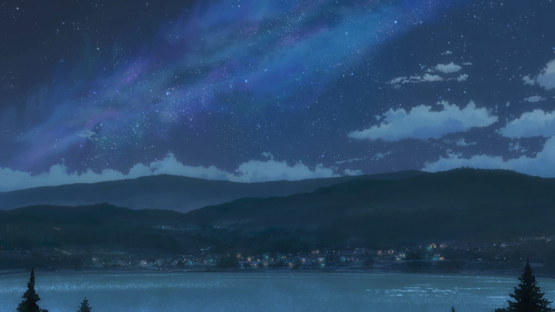 anime, landscape, Kimi no Na Wa, night, Makoto Shinkai, 4K