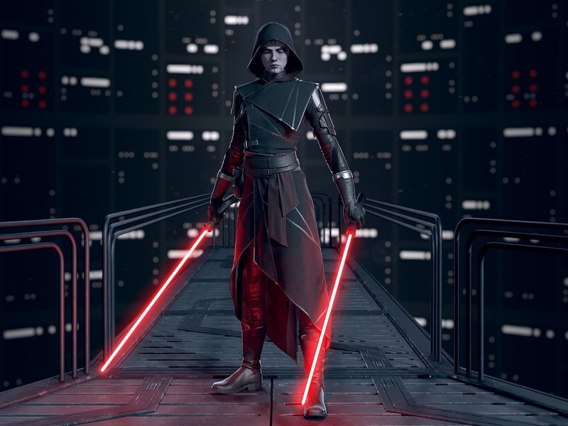 red, asajj, quality, 1080P, illuminated, architecture, people, wars, wallpap, light, hairstyle, high, built structure, real people, ventress, motion, beautiful woman