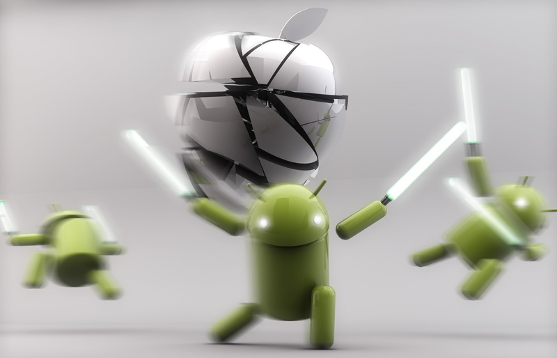 Apple, Silver, Android, White, 2K, Green, Lightsaber