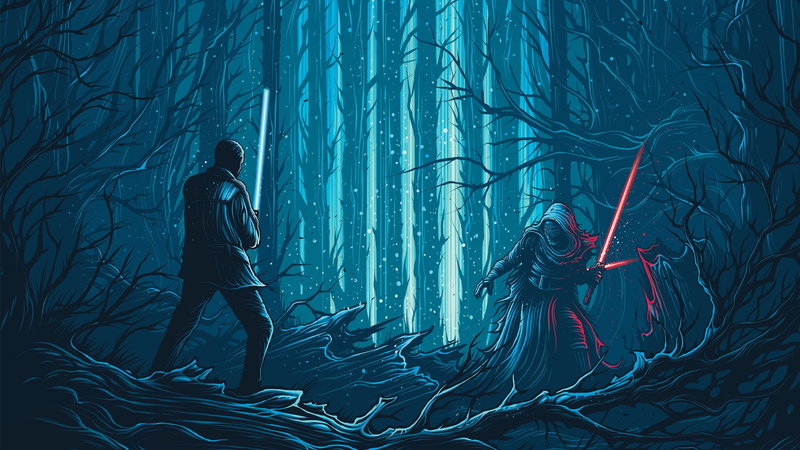 Star Wars: The Force Awakens, Star Wars, Dan Mumford, 1080P