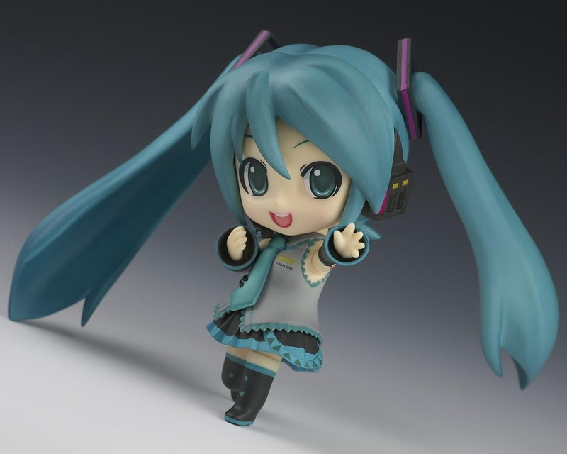 sculpture, cut out, toy, plastic, image, backgrounds, hatsune, male likeness, close-up, figurine, robot, no people, one Person, cute, creativity, hatsune miku