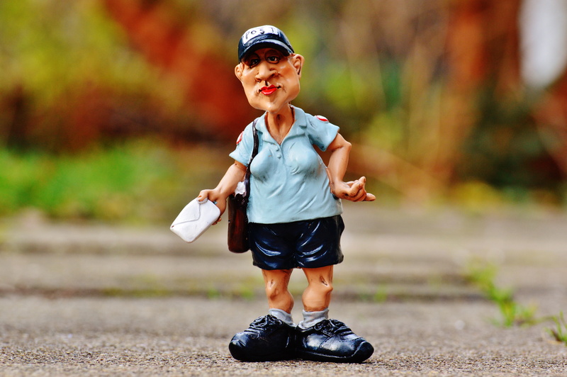 childhood, men, full length, exercising, places to, delivery person, day, focus on foreground, mailwoman, front view, motion, 5K, cute, packaging, logistics