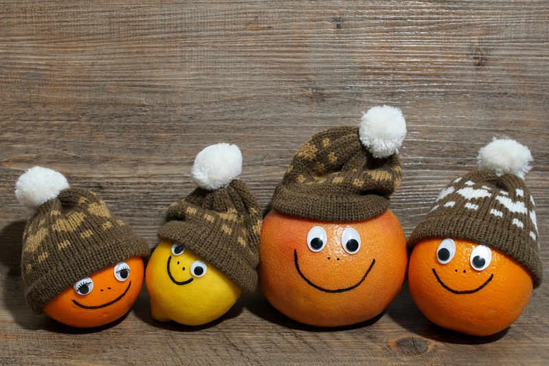 family, still life, anthropomorphic, fitness, food, frisch, comic, three, lemon, exotic, nutrition, cheerful, friends, representation, laugh, caps, fit