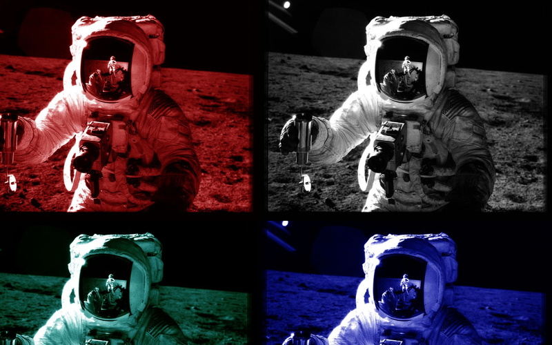 moonwalk, astronauts, 1080P