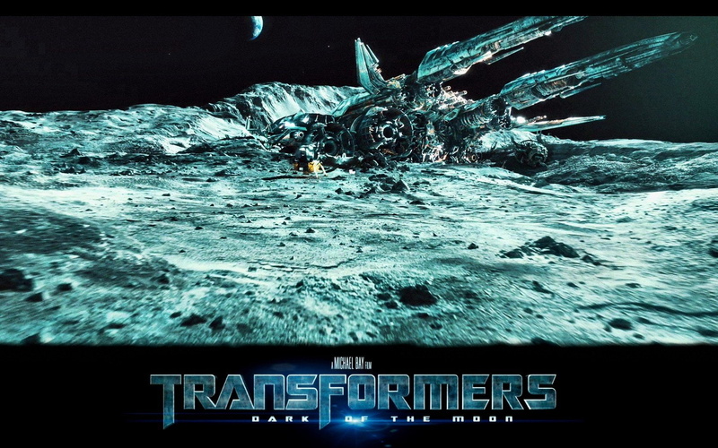 side, moon, transformers, 720P, dark