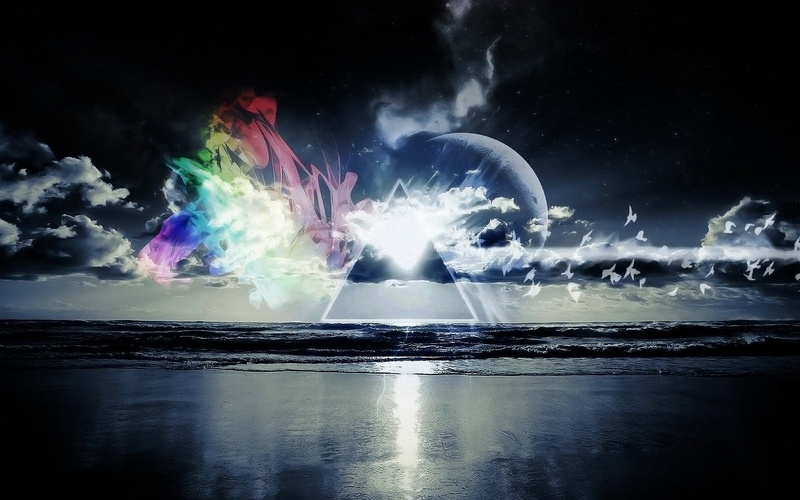 720P, Pink Floyd, sea, The Dark Side Of The Moon