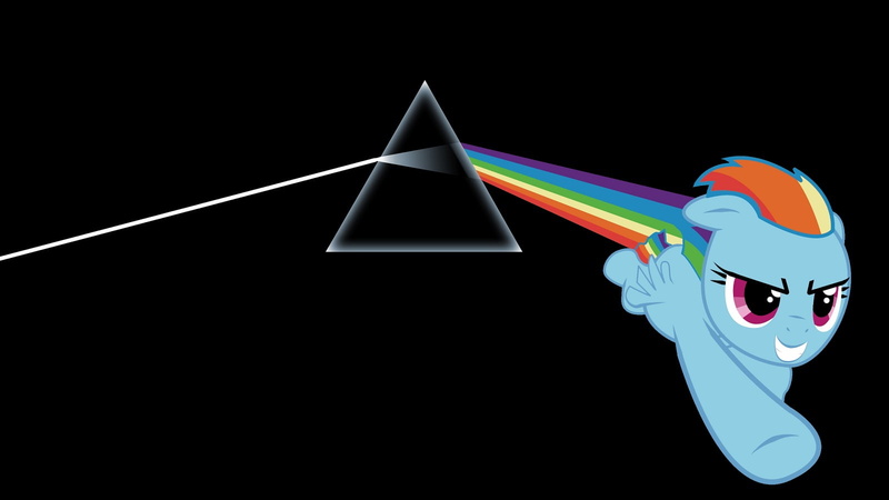 dark, moon, pink, pony, side, 720P, rainbow, dash, floyd