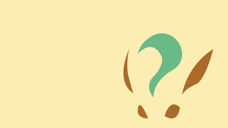 background, leafeon, simple, 1080P, simple background, minimalism