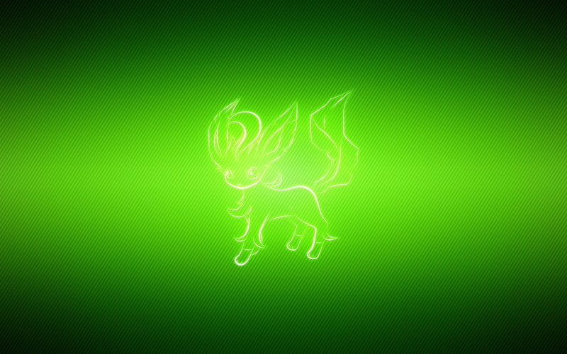 2K, pokemon, leafeon, animal, green