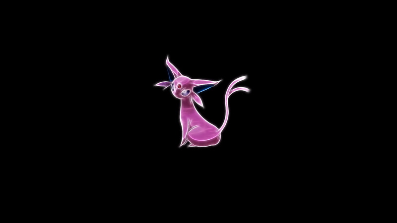 black, 1080P, background, anime, black background, espeon