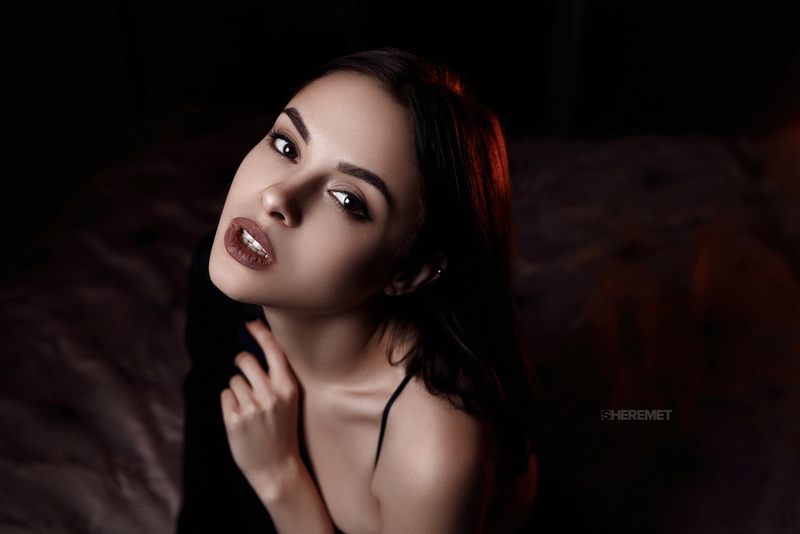 Ivan Sheremet, 2K, open mouth, makeup, portrait, women, face