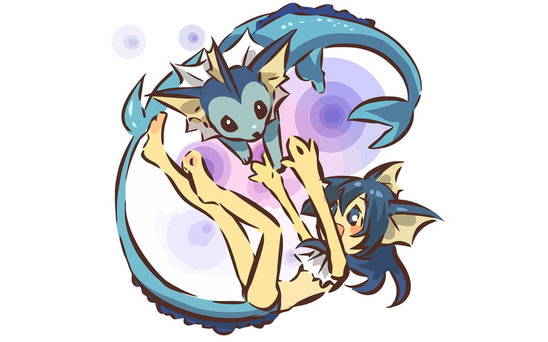 art, hd, pokemon, Vaporeon, 720P, anime, x