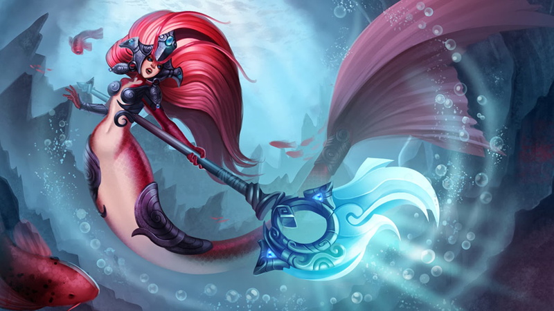 league, game, mermaid, 1080P, girl, legends, koi, hd, nami, skin