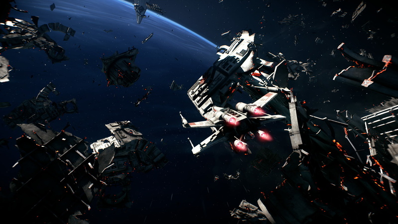 Endor (Star Wars), Star Wars Battlefront II (2017), 1080P, Star Wars, Space, X-Wing
