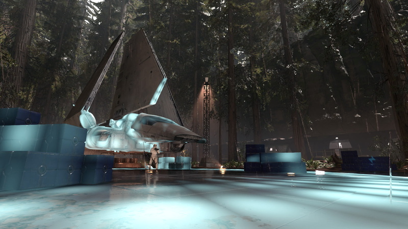 Star Wars, Lambda-class T-4a shuttle, Star Wars Battlefront (2015), Stormtrooper, Endor (Star Wars), 720P