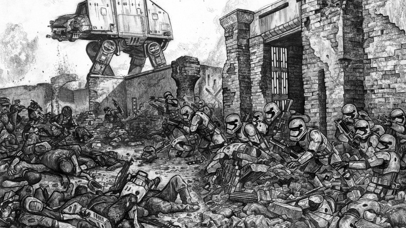 the past, art and craft, building, creativity, day, wall - building feature, no people, human representation, digital, building exterior, stormtrooper