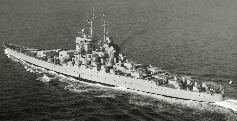 Warship, French Battleship Jean Bart (1940), 1080P, Battleship, Warships