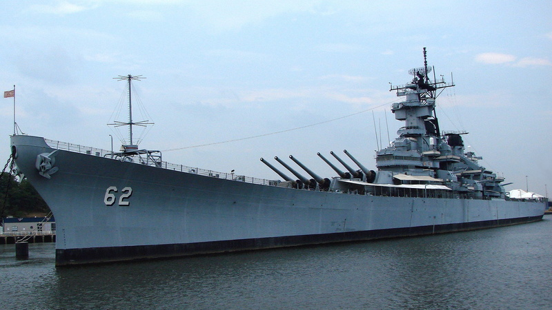 uss new jersey bb 62, business, ship, nautical vessel, military, moored, industry, mode of transportation, shipping, no people, cloud - sky, transportation