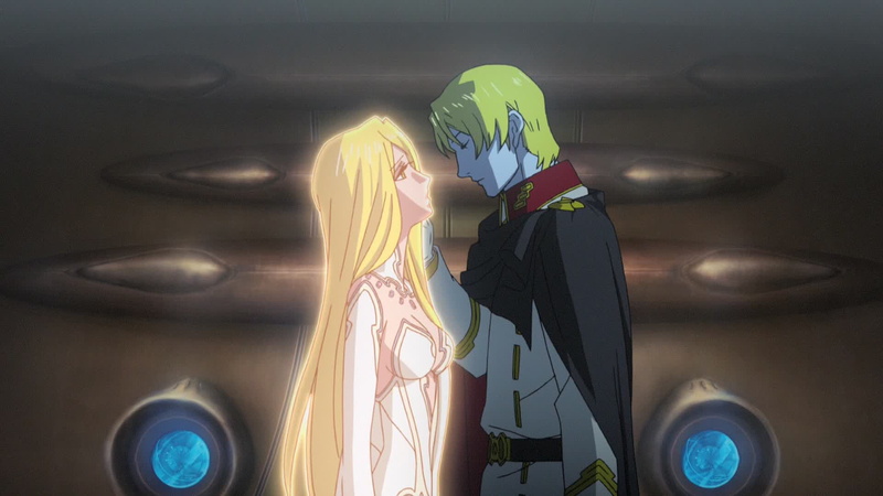 male likeness, Iscandar Starsha, Space Battleship Yamato 2199, female likeness, standing, representation, technology, 1080P, clothing, yellow, black color