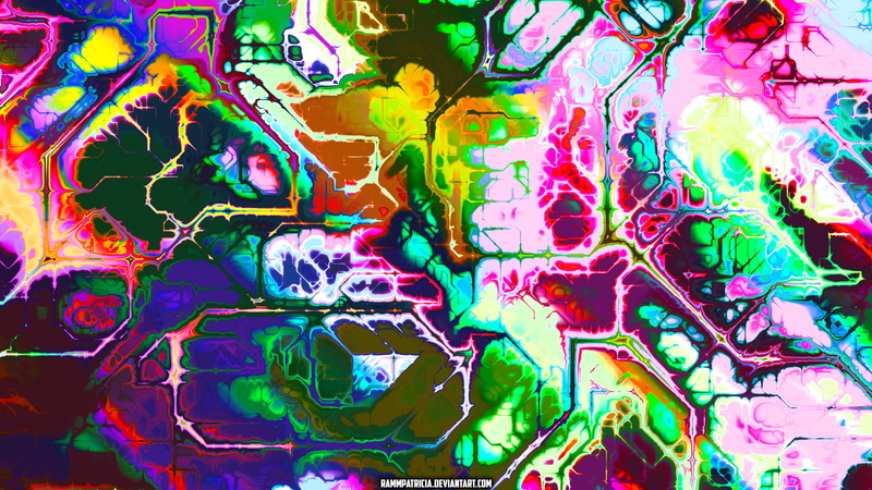 RammPatricia, digital, colorful, iridescent, 1080P, digital art