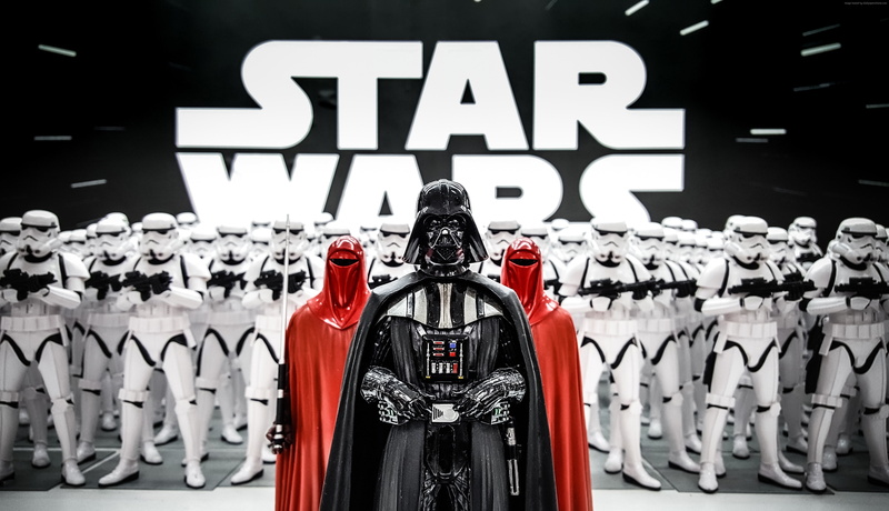 Figurine, 5K, 4K, Star Wars, Darth Vader, Clone Trooper