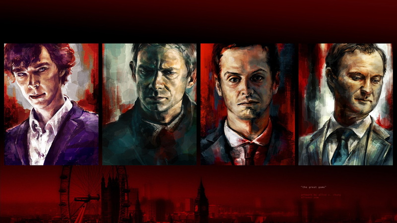 1080P, John Watson, Sherlock, Mycroft Holmes, James Moriarty