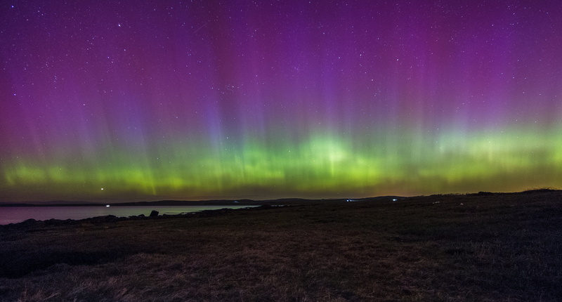 River Clyde, astronomy, galaxy, Stars, night, night light, star - Space, UWA, Camping, light, Aurora Borealis, 4K, outdoors, Bute, Scotland, view, aurora Polaris