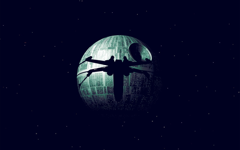 dark, no people, copy space, starwars, blue, sphere, built structure, 4K, technology, nature, poster, outdoors, shape, travel, sky, night, dome, illustration