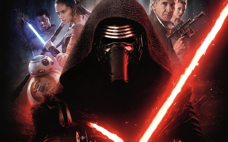 indoors, togetherness, waist up, women, hero, starwars, group of people, young men, poster, clothing, art, illuminated, 4K, young women, three quarter length