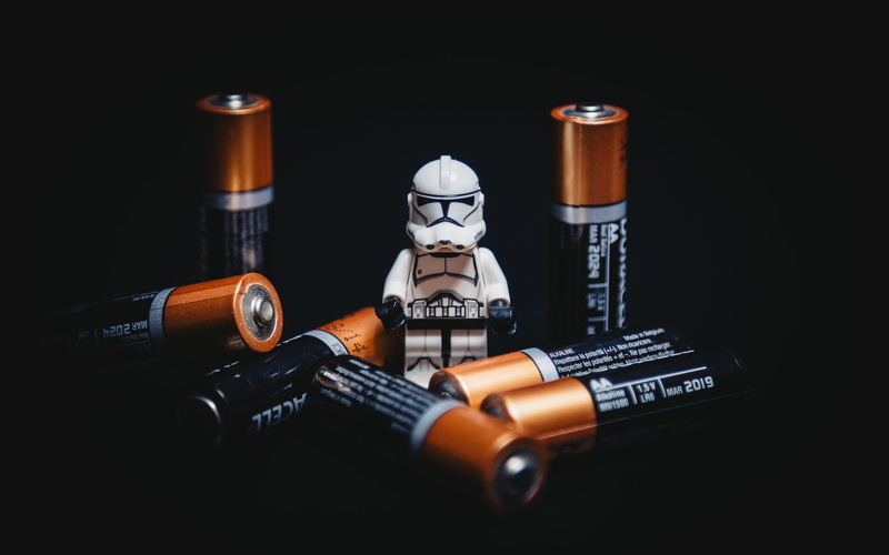 indoors, no people, studio shot, security, machinery, protection, representation, black background, still life, cute, warning sign, starwars, violence