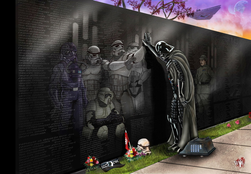 Darth Vader, memorial, fictional character, Anakin Skywalker, death, Star Wars, 2K