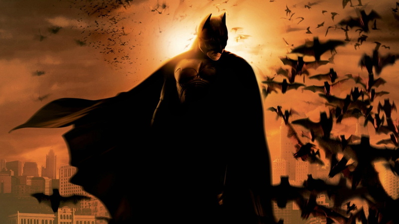 digital art movies batman begins batman bats, 1080P