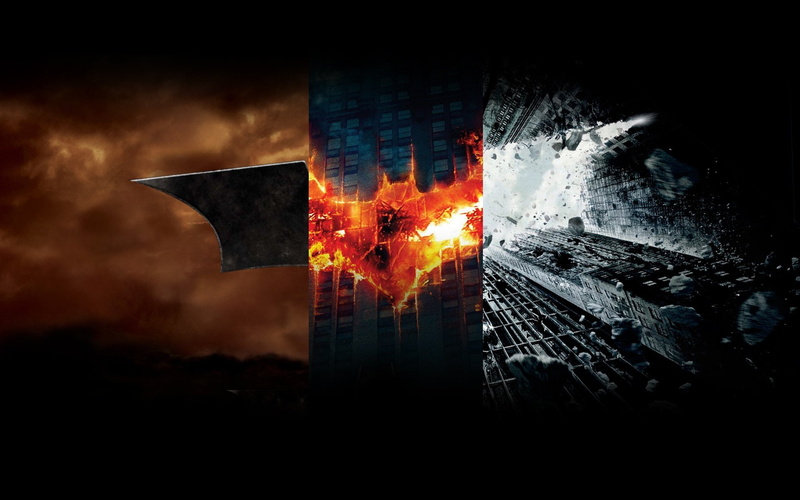 1080P, rises, batman, dark, panels, logos, knight, begins