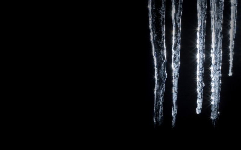 cold temperature, black background, frozen, winter, hanging, softness, studio shot, no people, icicle, ice icicle, cut out, dark, textile, celebration