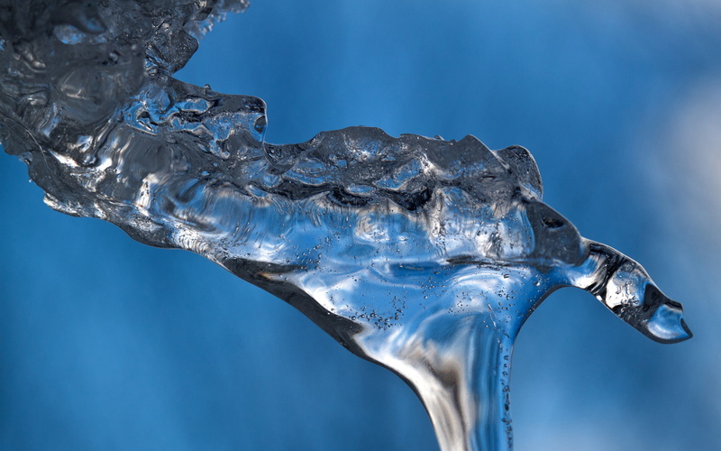 ice, macro, 1080P, winter, hd, nature, icicle