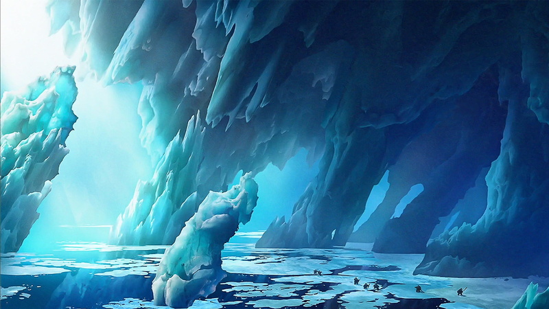 movies, ice, digital composite, icicle, concept art, frozen, scenics - nature, sky, no people, landscape, cloud - sky, animated movies, sea, winter, How to Train Your Dragon