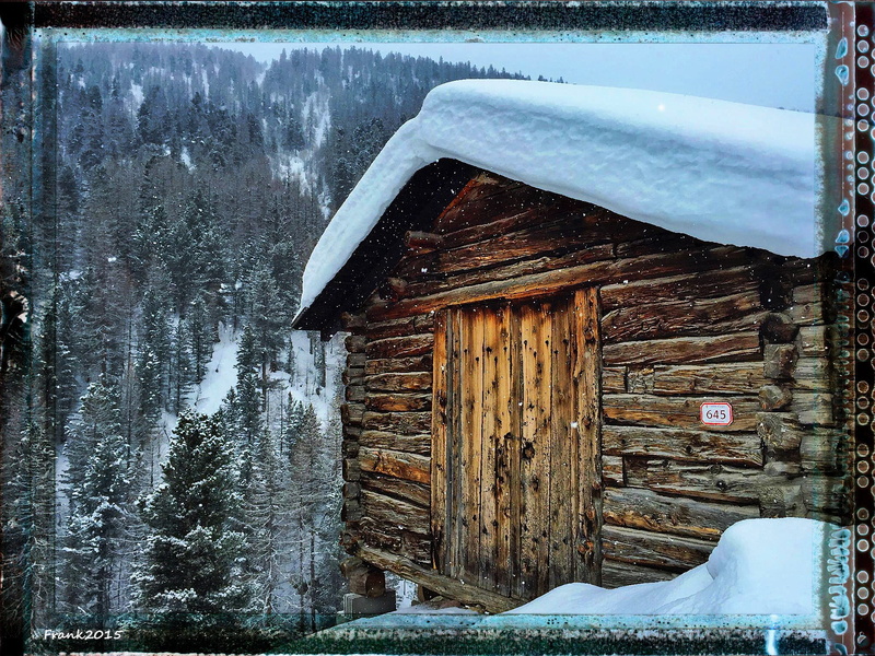 covering, painting, Livigno, day, building, icicle, house, 1080P, white, outdoors, brown, framed, cold temperature, built structure, frozen, water, tree