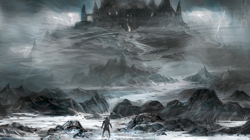 video, 1080P, white color, nature, motion, ice, flowing water, cold temperature, environment, outdoors, castle, screenshot, artwork, rock, no people, winter