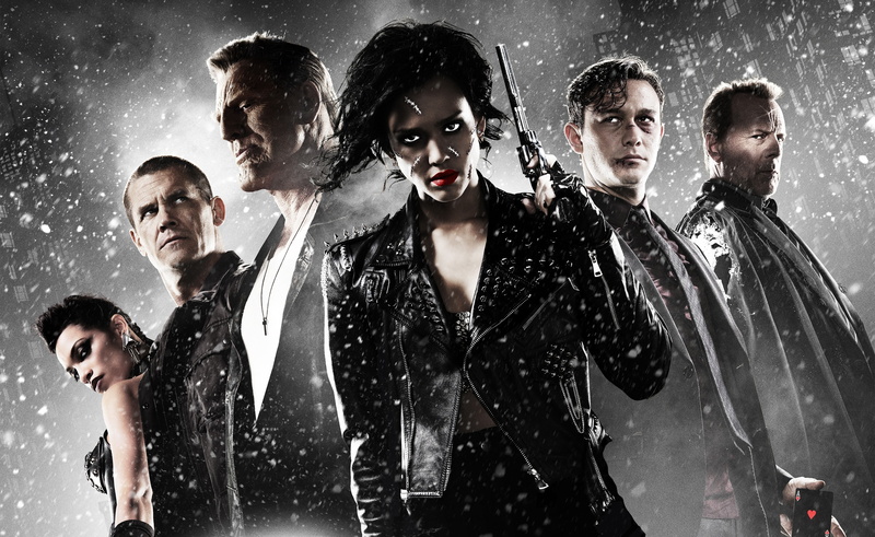 Gail, Joseph Gordon-Levitt, Rosario Dawson, Johnny, Bruce Willis, Jessica Alba, Nancy Callahan, 2K, A Dame to Kill For, Dwight McCarthy, Sin City 2, Marv