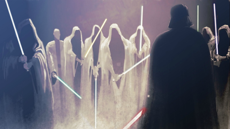 4K, Star Wars, Obi-Wan Kenobi, lightsaber, Luke Skywalker, Darth Vader