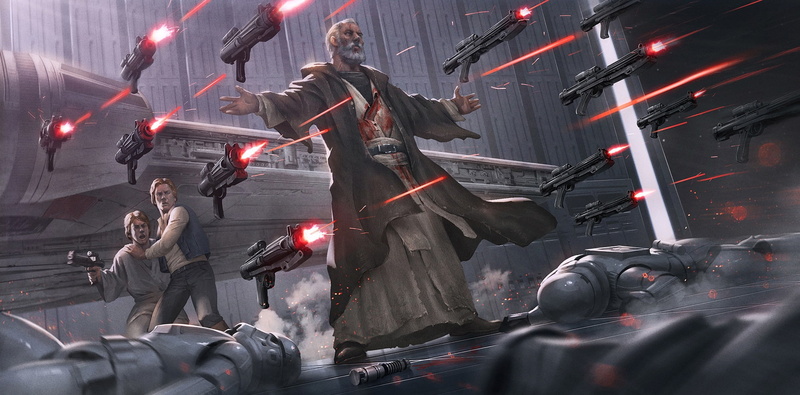 Wan Kenobi, Obi, Han Solo, Star Wars, Luke Skywalker, 720P, stormtrooper