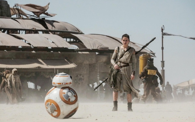 wars, awakens, star, r2d2, rd, force, desert, 1080P, force awakens