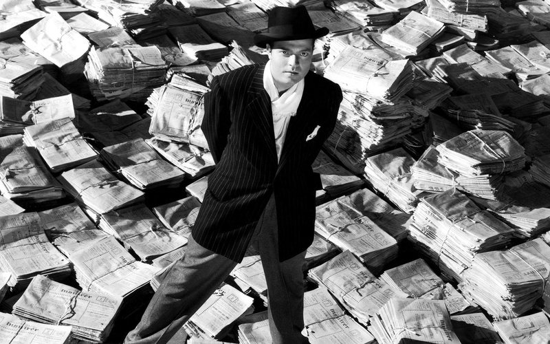 lot, welles, illustration, citizen, kane, orson, 1080P, paper, news