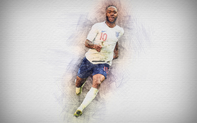 4K, Raheem Sterling, English, Soccer