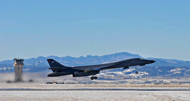 supersonic, bomber, Lancer, B-1B, the airfield, strategic, 2K, the rise