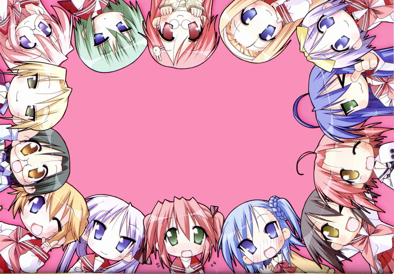 1080P, group, nanako, iwasaki, star, lucky, hiyori, miyakawa, hikage, takara, kogami, tamura, kuroi, hiiragi, misao, kagami, kusakabe, izumi, akira, miyuki
