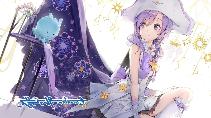 Purple Eyes, 1080P, Anime Girls, Purple Hair, Nanako (Houkago No Pleiades), Houkago No Pleiades, anime