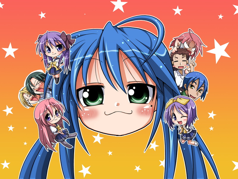 kuroi, kogami, shiraishi, konata, takara, narumi, miyuki, 720P, star, tsukasa, kagami, minoru, hiiragi, soujirou, yui, lucky, akira, nanako, izumi