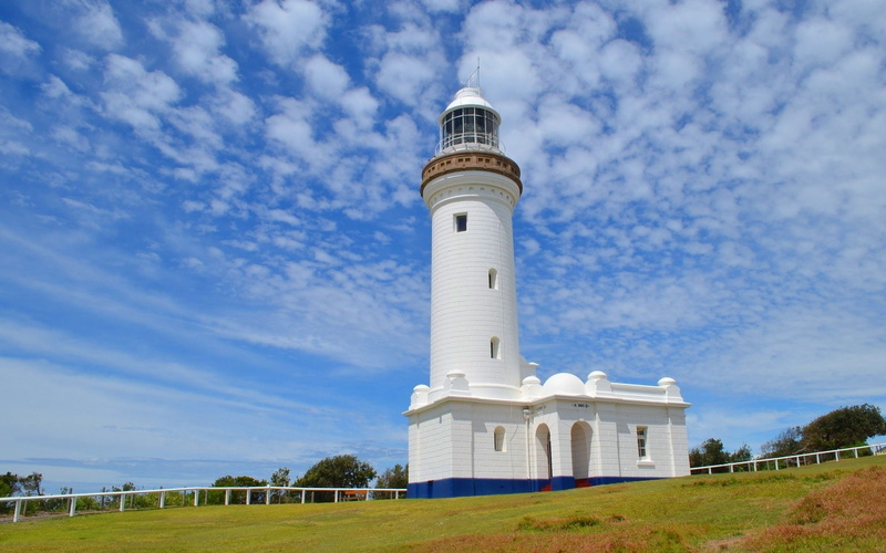 Norah Head, Norah Head Lighthouse, Sky, Man Made, Building, 1080P, Australia, Cloud, Lighthouse