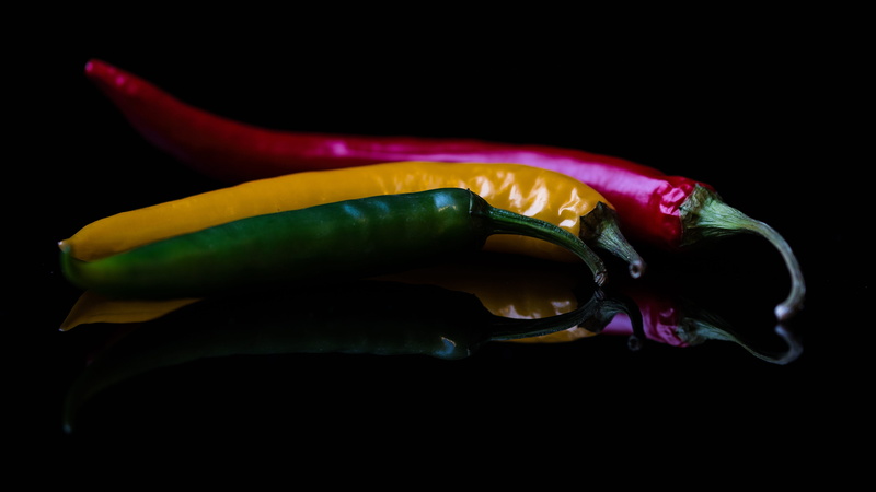 fruity hot, chili, vegetables, season, black background, chili pepper, red, pepper, bell pepper, no people, pepperoni, studio shot, food, pepper - vegetable